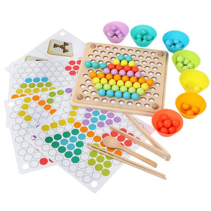 BABY COLOR BEAD WOODEN EDUCATIONAL TOY