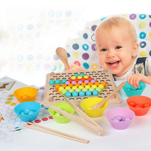 BABY COLOR BEAD WOODEN EDUCATIONAL TOY