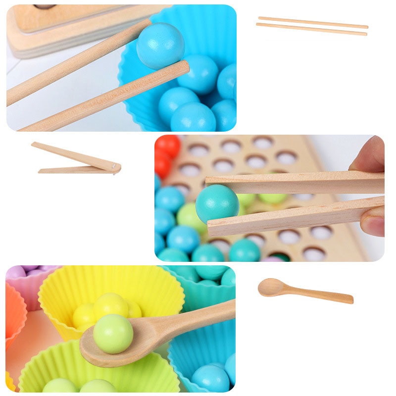 BABY COLOR BEAD WOODEN EDUCATIONAL TOY