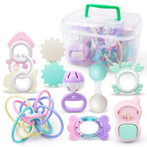 9PCS RATTLE BABY TOYS WITH BOX