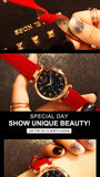 Leather Strap Luxury Women Watches