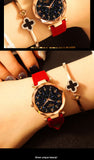 Leather Strap Luxury Women Watches