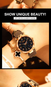 Leather Strap Luxury Women Watches