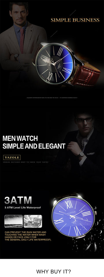 Business Quartz-watch for Men