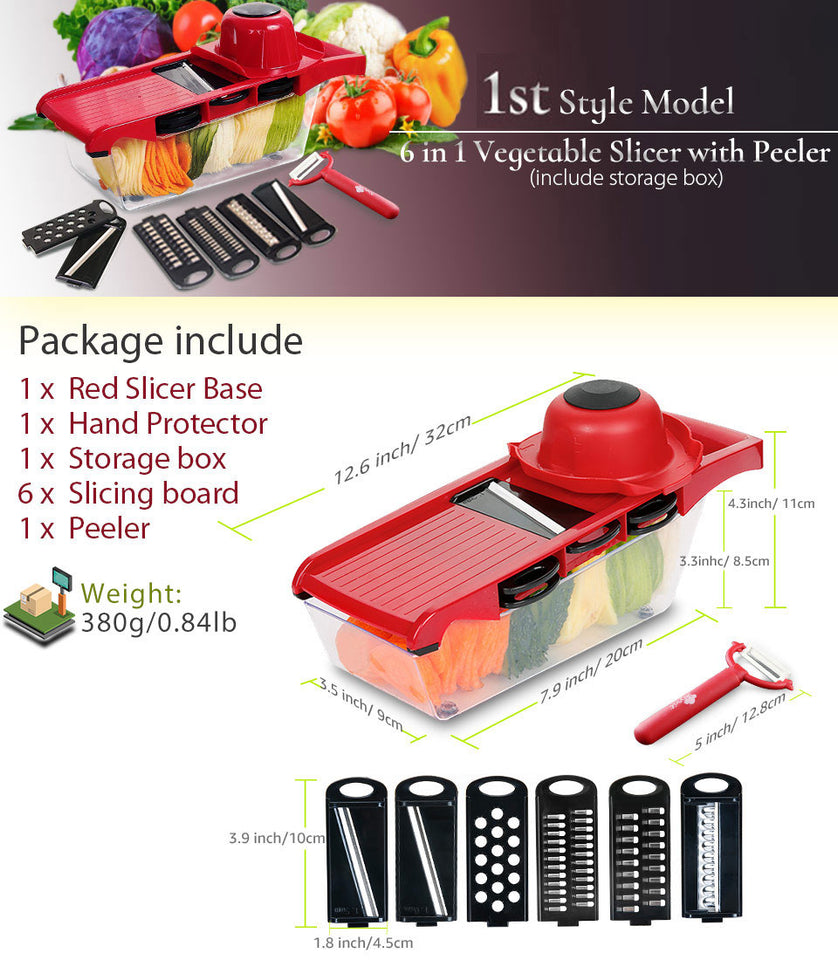 Vegetable Cutter with Steel Blade