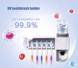 UV Light Toothbrush Holder Toothpaste Squeezers