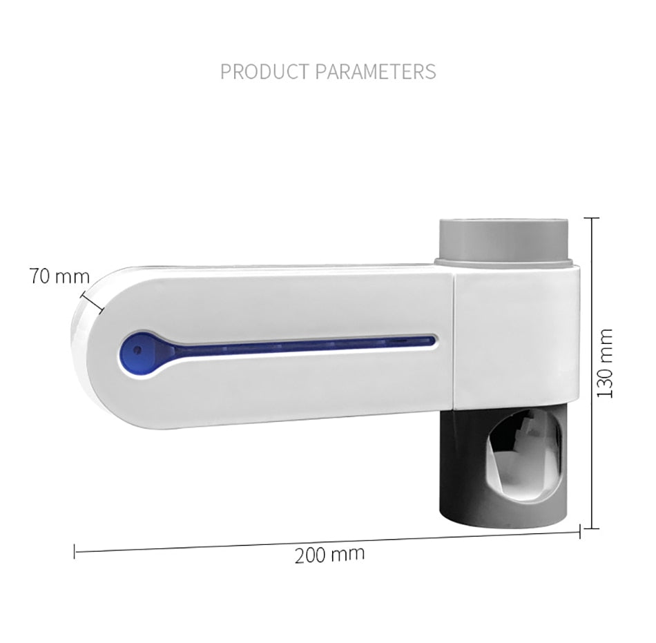 UV Light Toothbrush Holder Toothpaste Squeezers