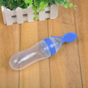 Newborn Baby Feeding Bottle Spoon