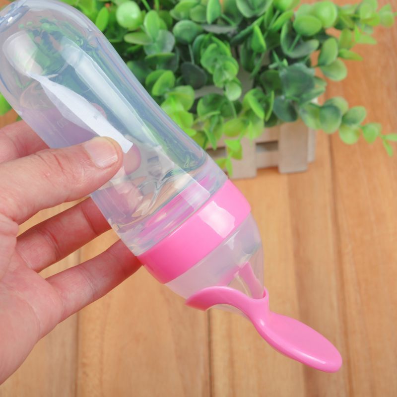 Newborn Baby Feeding Bottle Spoon