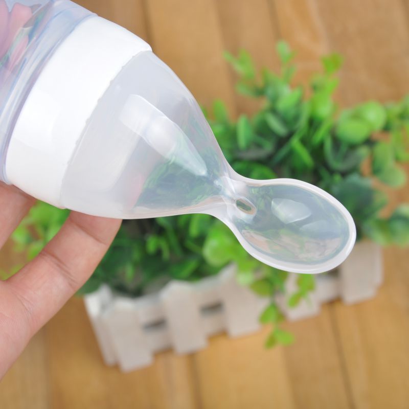 Newborn Baby Feeding Bottle Spoon