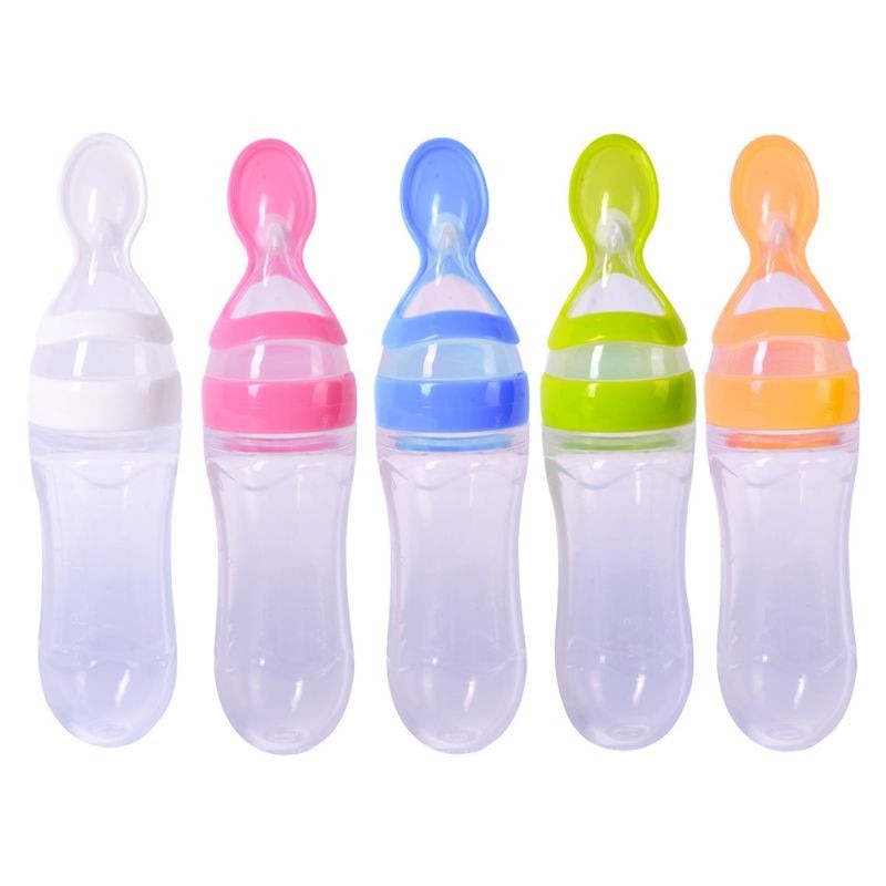 Newborn Baby Feeding Bottle Spoon