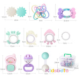 9PCS RATTLE BABY TOYS WITH BOX