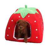 Strawberry Leopard Pet House Tent