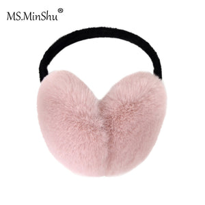Winter Rabbit Fur Earmuff