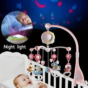 BABY RATTLES CRIB TOY HOLDER