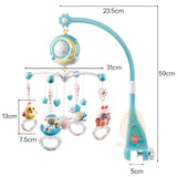 BABY RATTLES CRIB TOY HOLDER