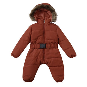 Baby winter jumpsuit romper