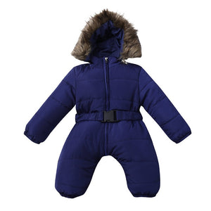 Baby winter jumpsuit romper