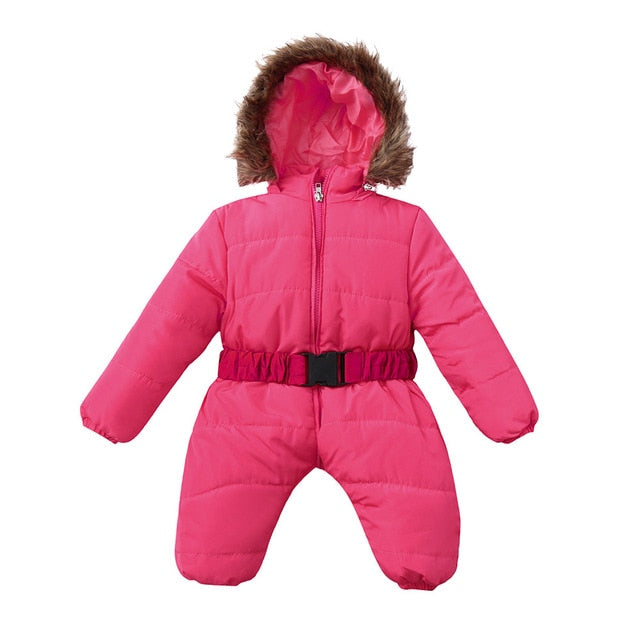 Baby winter jumpsuit romper