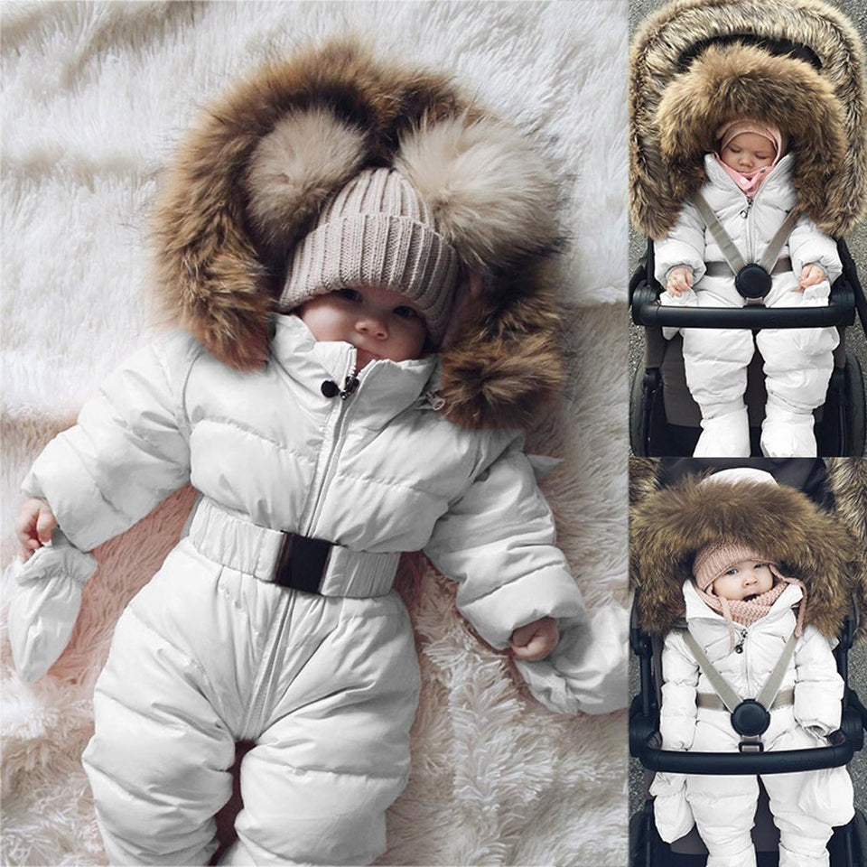 Baby winter jumpsuit romper