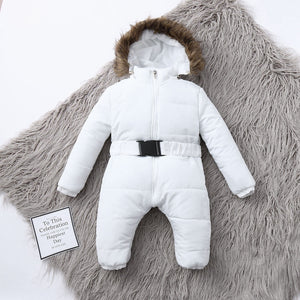 Baby winter jumpsuit romper