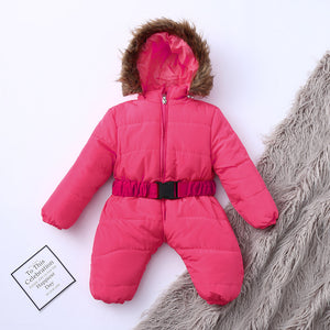 Baby winter jumpsuit romper