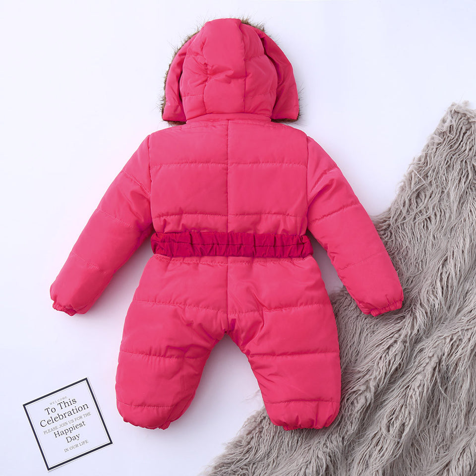 Baby winter jumpsuit romper