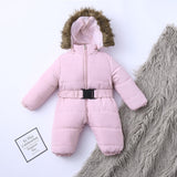 Baby winter jumpsuit romper