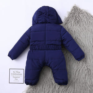 Baby winter jumpsuit romper