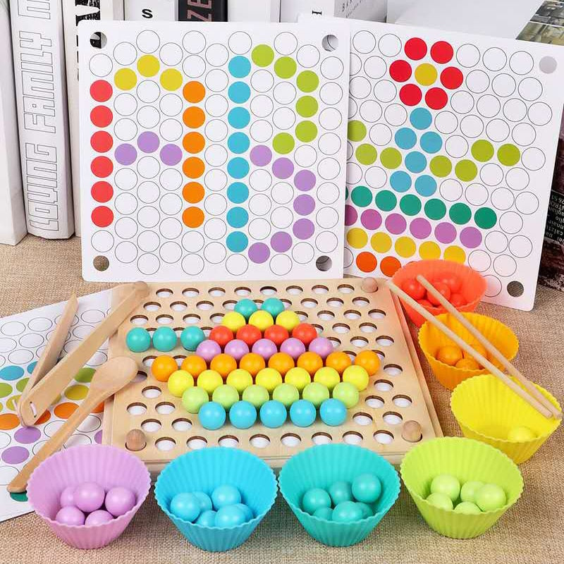 BABY COLOR BEAD WOODEN EDUCATIONAL TOY