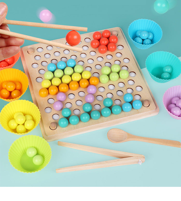 BABY COLOR BEAD WOODEN EDUCATIONAL TOY