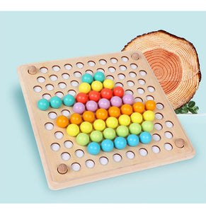 BABY COLOR BEAD WOODEN EDUCATIONAL TOY