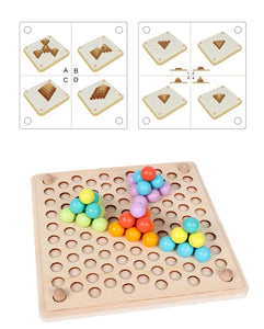 BABY COLOR BEAD WOODEN EDUCATIONAL TOY