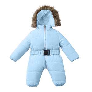 Baby winter jumpsuit romper