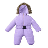 Baby winter jumpsuit romper