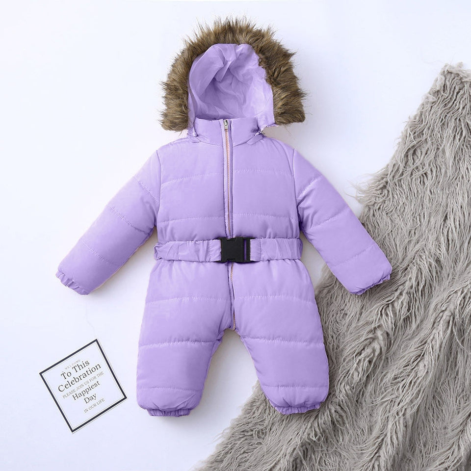 Baby winter jumpsuit romper