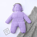 Baby winter jumpsuit romper