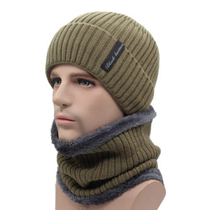 Winter Beanies Men Knitted Caps