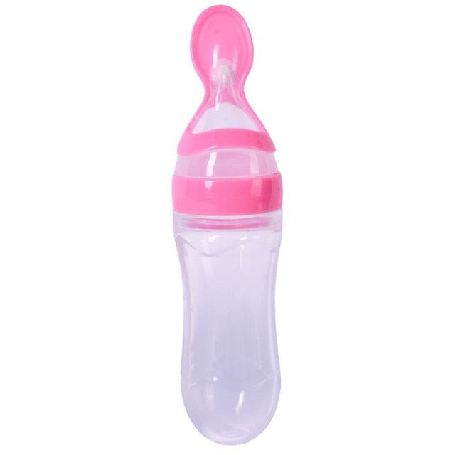 Newborn Baby Feeding Bottle Spoon