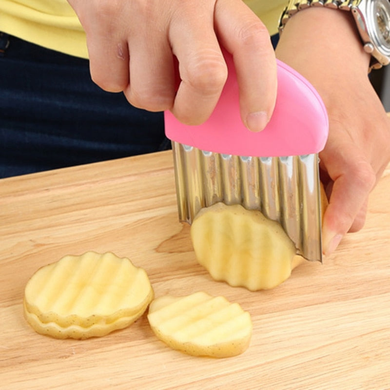 Steel Potato Chips Making Peeler