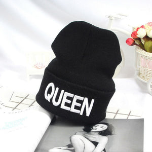 Beanies KING QUEEN Winter Cap