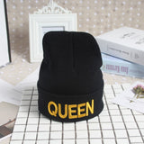 Beanies KING QUEEN Winter Cap