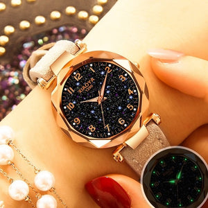 Leather Strap Luxury Women Watches