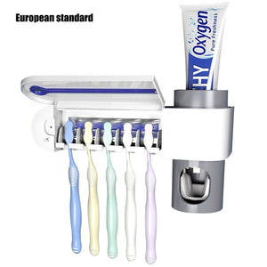 UV Light Toothbrush Holder Toothpaste Squeezers