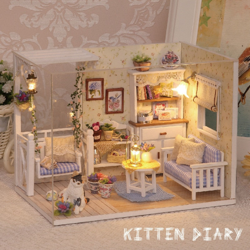 FULL FURNISH GIRLS DOLLHOUSE