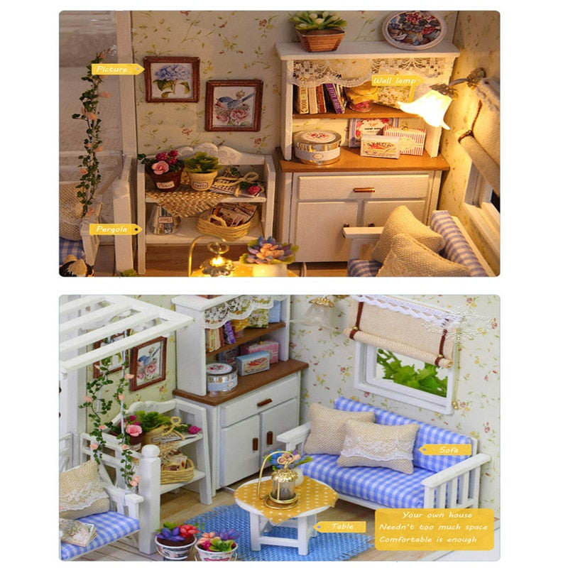 FULL FURNISH GIRLS DOLLHOUSE